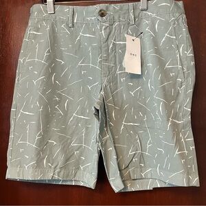 Men’s ONS 100% Cotton Chinois Green Shorts